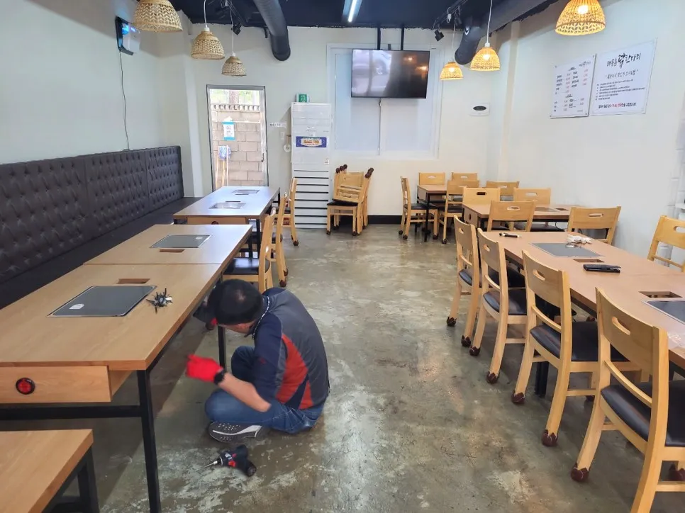 태릉촌 닭한마리 거제점 설치 사진 10
